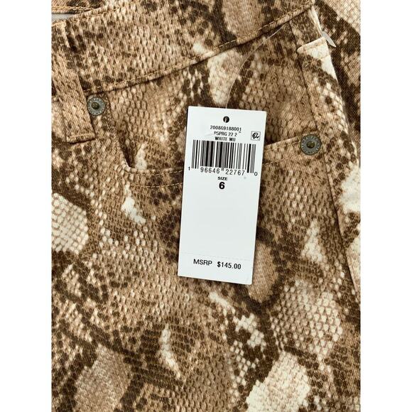 Lauren Ralph Lauren Jeans Womens Sz 6 Skinny Ankle Super Stretch Snake Print NWT - Picture 15 of 16